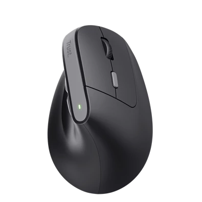 Trust Bayo II Ergonomic vezeték nélküli fekete egér