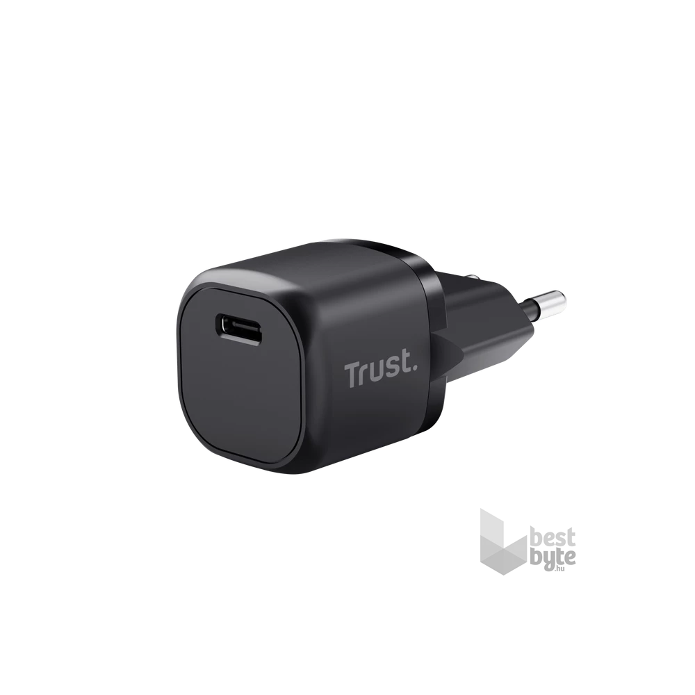 Trust Maxo 20W USB-C fekete töltő adapter
