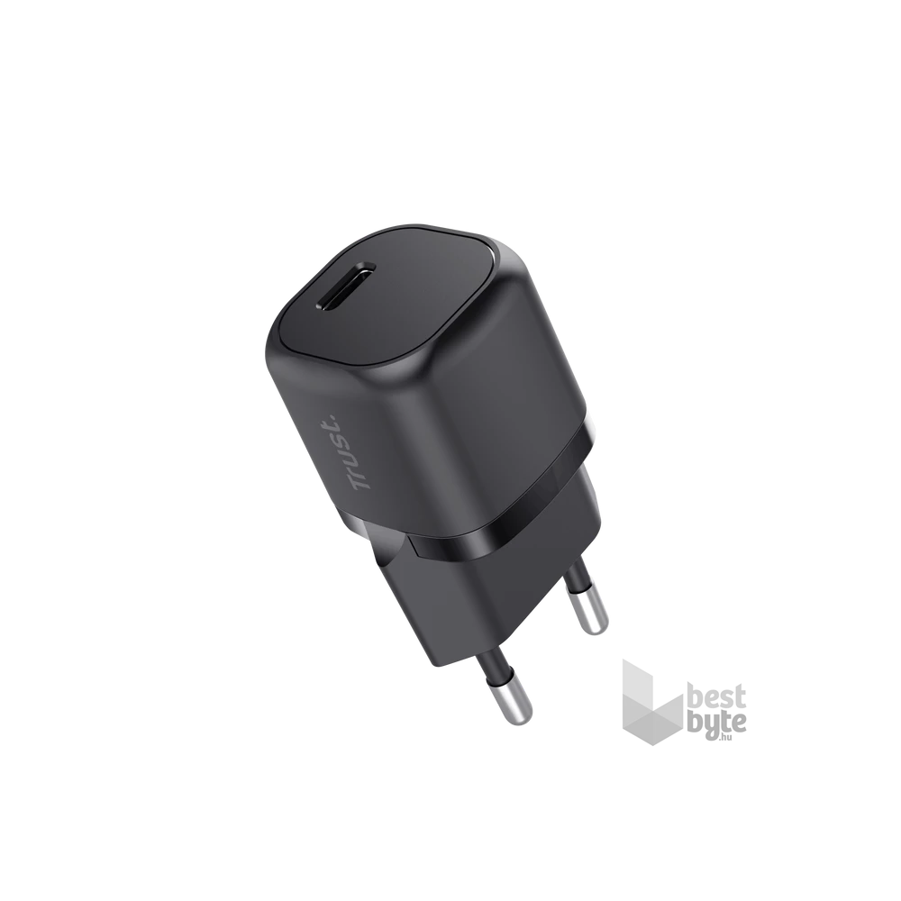 Trust Maxo 20W USB-C fekete töltő adapter