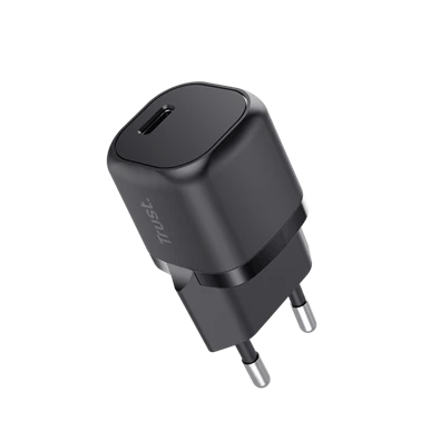 Trust Maxo 20W USB-C fekete töltő adapter