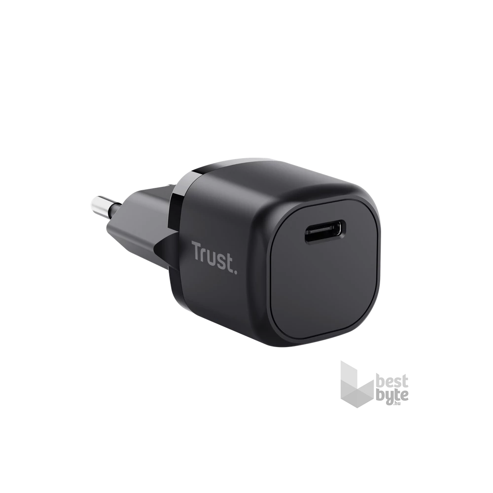 Trust Maxo 20W USB-C fekete töltő adapter