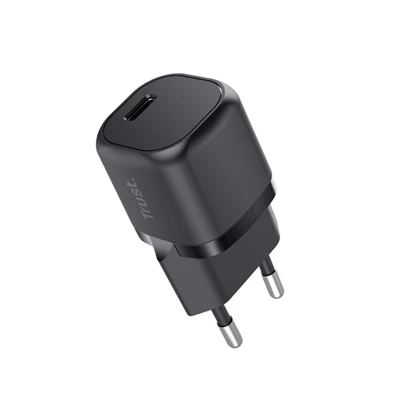 Trust Maxo 20W USB-C fekete töltő adapter