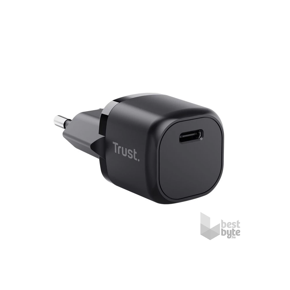 Trust Maxo 20W USB-C fekete töltő adapter