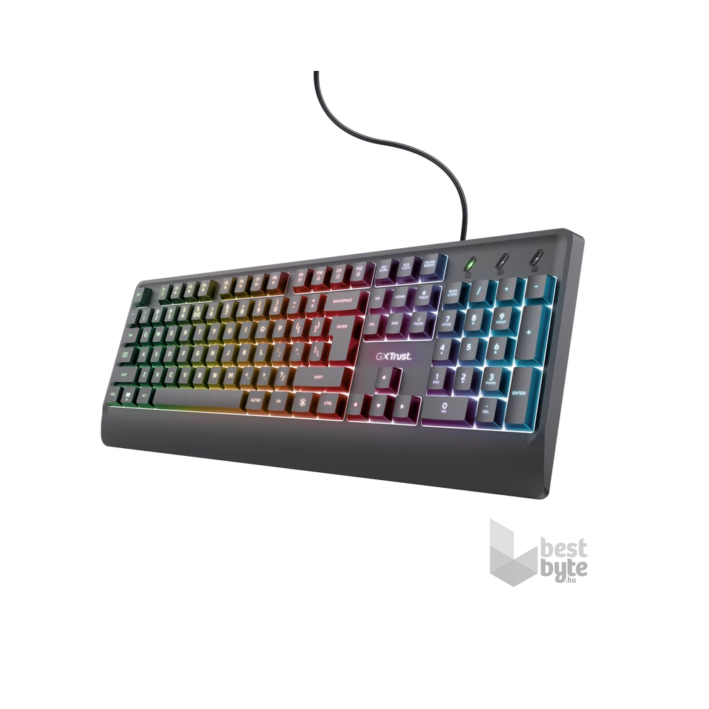 Trust GXT792 Quadrox 4in1 gamer csomag - billentyűzet,egér,egérpad és headset