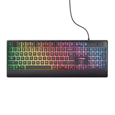 Trust GXT792 Quadrox 4in1 gamer csomag - billentyűzet,egér,egérpad és headset
