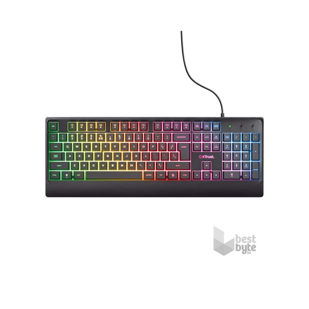 Trust GXT792 Quadrox 4in1 gamer csomag - billentyűzet,egér,egérpad és headset