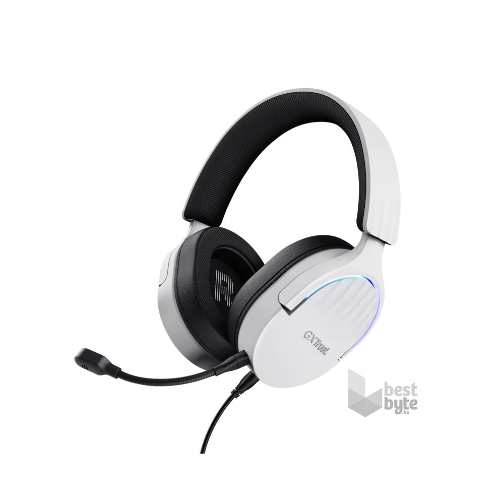 TRUST 25302 GXT 490W Fayzo 7.1 USB vezetékes fehér gamer headset