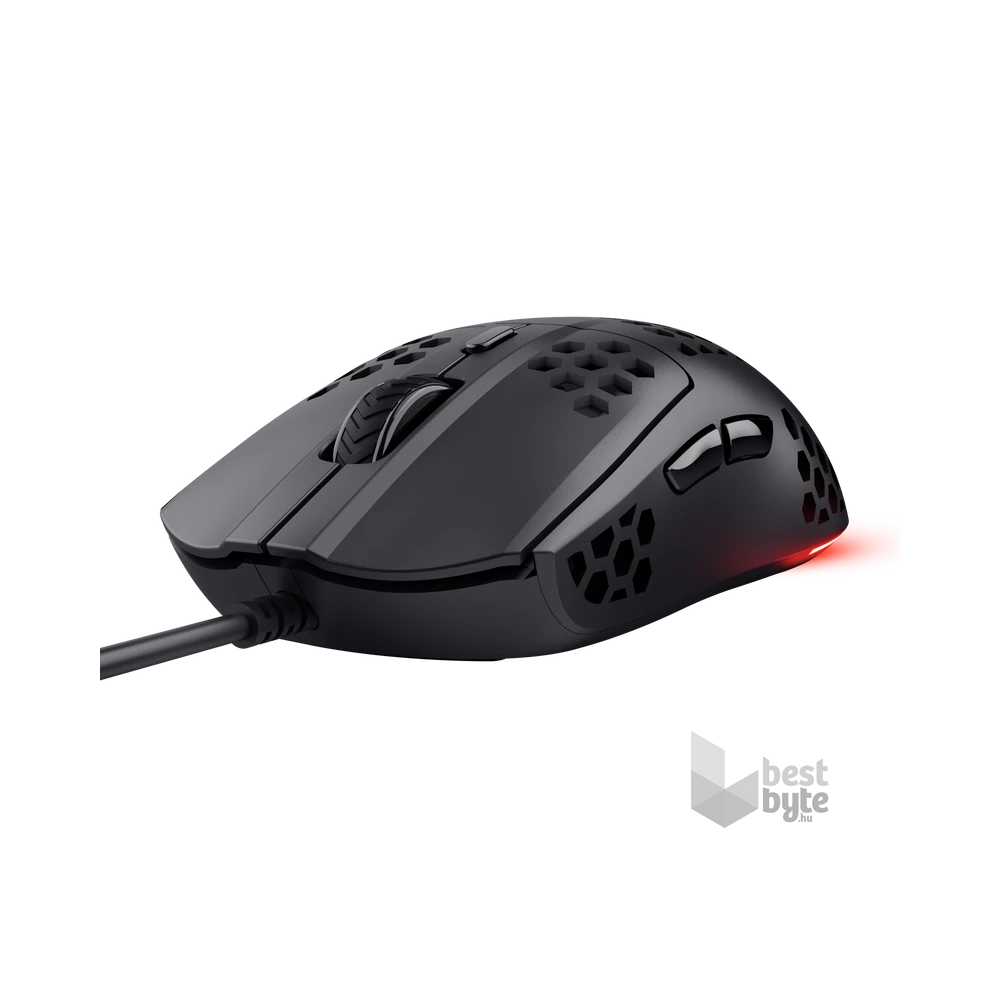 Trust GXT 928 Helox vezetékes könnyű fekete gamer egér