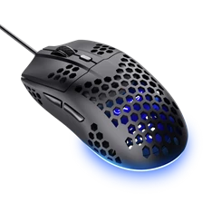 Trust GXT 928 Helox vezetékes könnyű fekete gamer egér