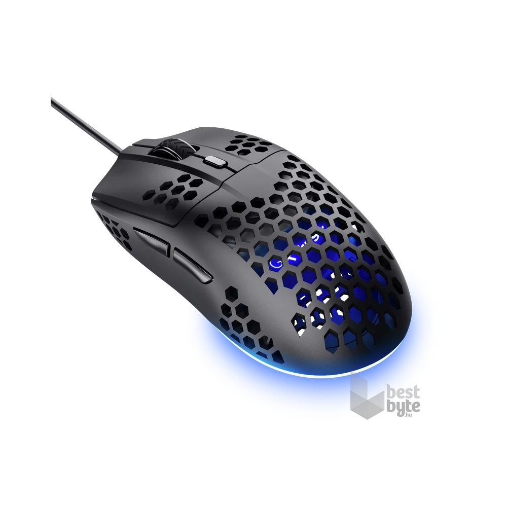 Trust GXT 928 Helox vezetékes könnyű fekete gamer egér