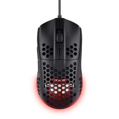 Trust GXT 928 Helox vezetékes könnyű fekete gamer egér