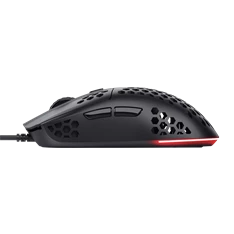 Trust GXT 928 Helox vezetékes könnyű fekete gamer egér