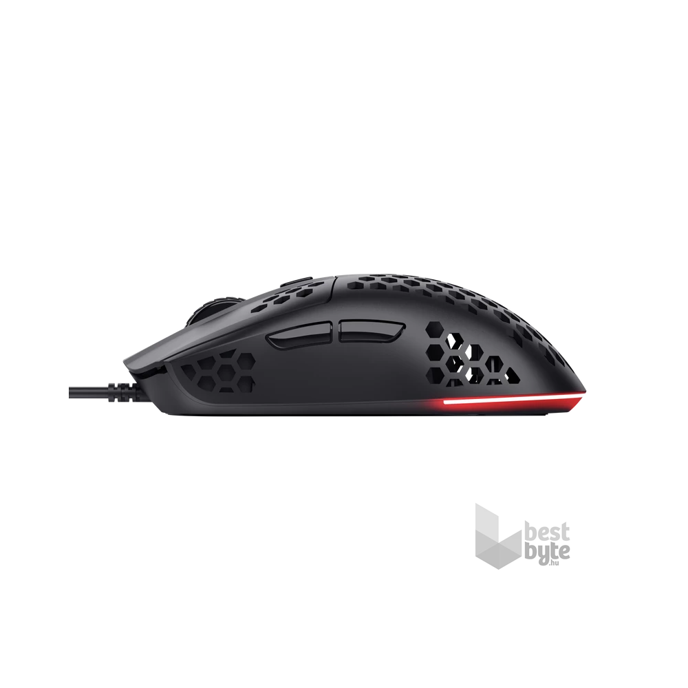 Trust GXT 928 Helox vezetékes könnyű fekete gamer egér