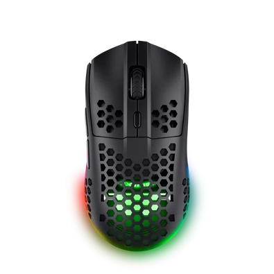TRUST 25307 GXT 929 Helox vezeték nélküli fekete gamer egér