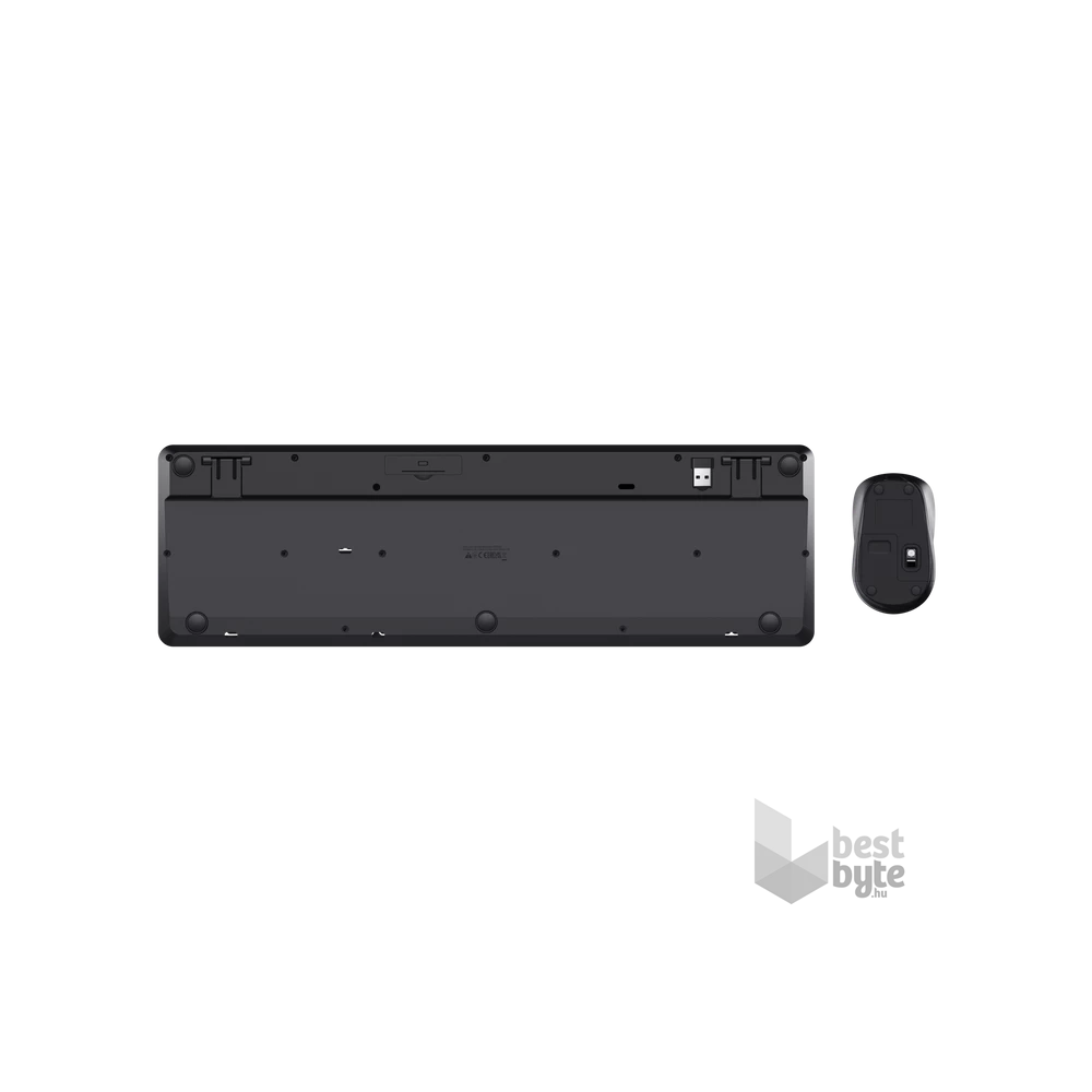 Trust Ody II HUN fekete vezeték nélküli billentyűzet + egér