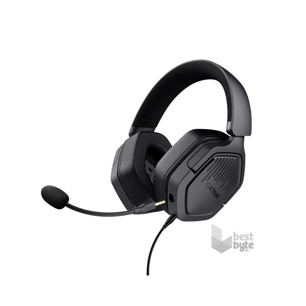 Trust GXT 492 Carus vezetékes multiplatform fekete gamer headset