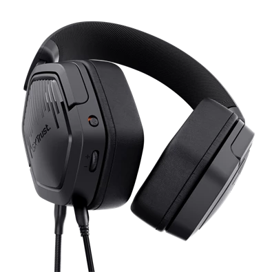 Trust GXT 492 Carus vezetékes multiplatform fekete gamer headset