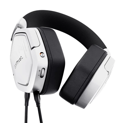 Trust GXT 492 Carus vezetékes multiplatform fehér gamer headset
