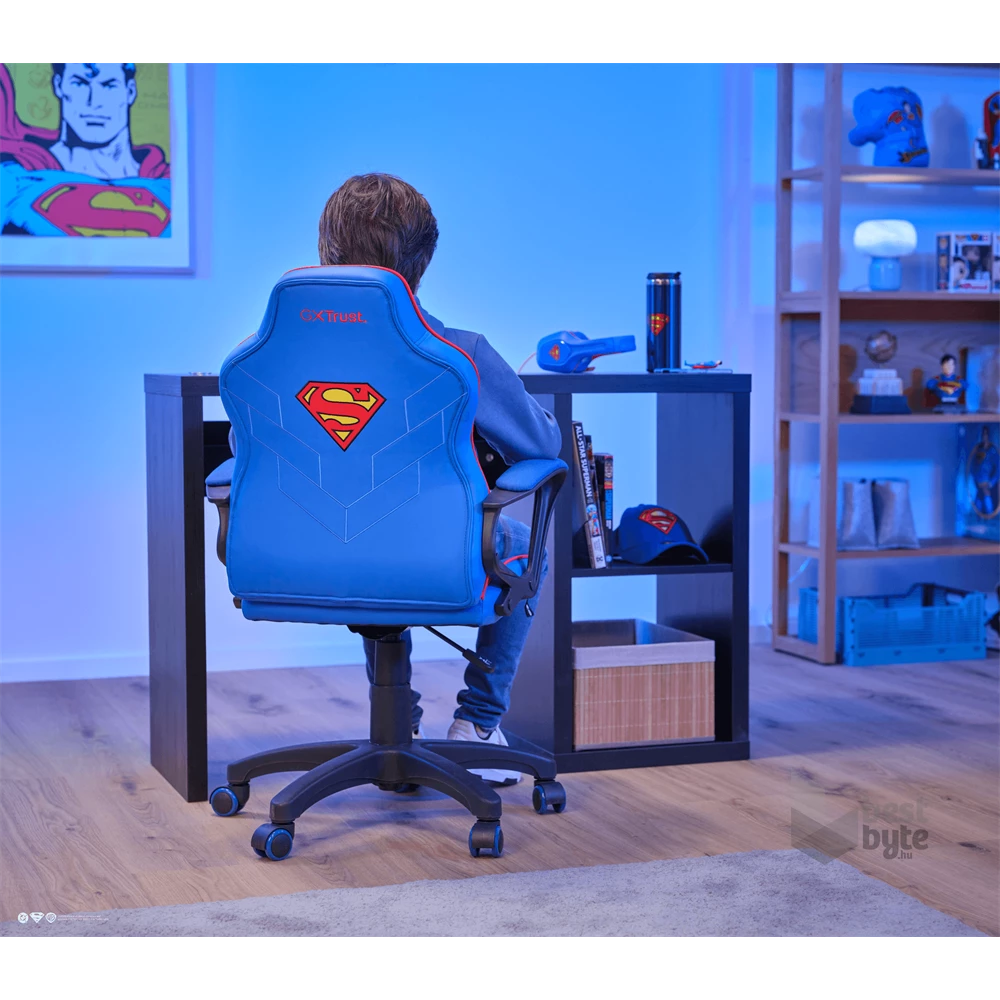 Trust 25741 GXT 703SM Revvo kids Superman gamer szék