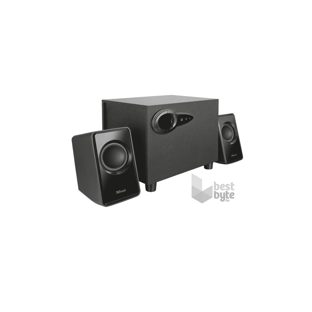 Trust Avora 2.1 Subwoofer Speaker Set jack 18W fekete hangszóró