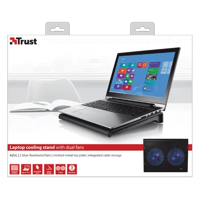 Trust Azul Laptop Cooling Stand notebook hűtőpad