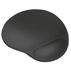 Trust Bigfoot XL zselés csuklótámaszos fekete egérpad