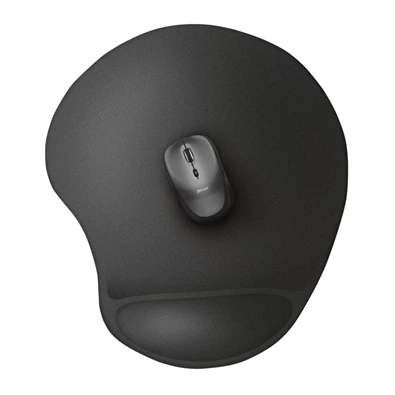 Trust Bigfoot XL zselés csuklótámaszos fekete egérpad