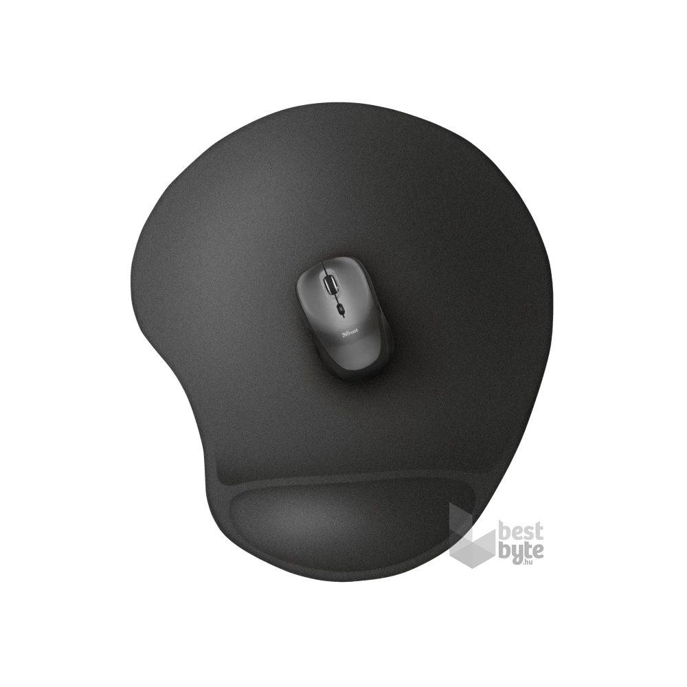 Trust Bigfoot XL zselés csuklótámaszos fekete egérpad