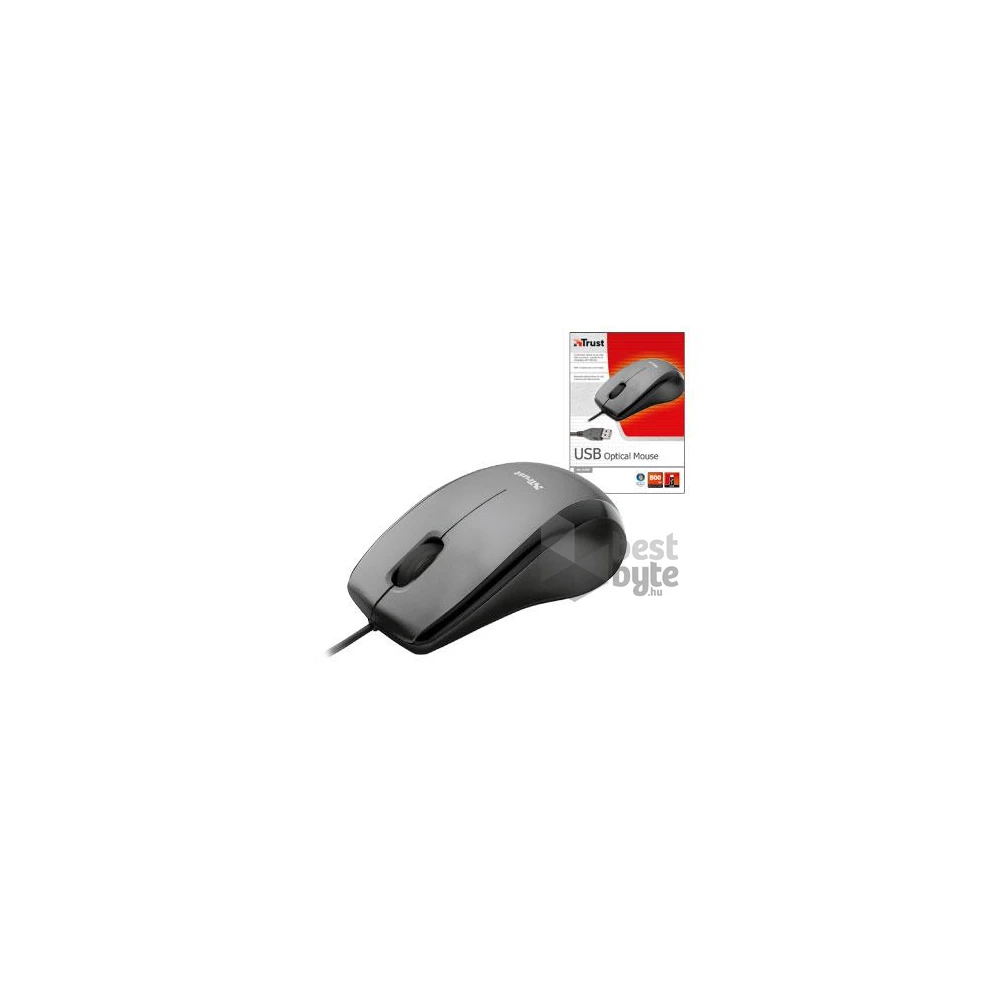 Trust Carve USB fekete egér