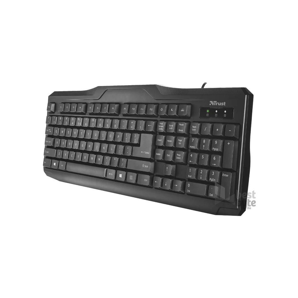 Trust ClassicLine (new) HUN USB fekete billentyűzet