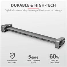 Trust Dalyx USB-C 10 in 1 multiport dokkoló