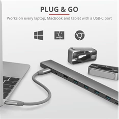 Trust Dalyx USB-C 10 in 1 multiport dokkoló