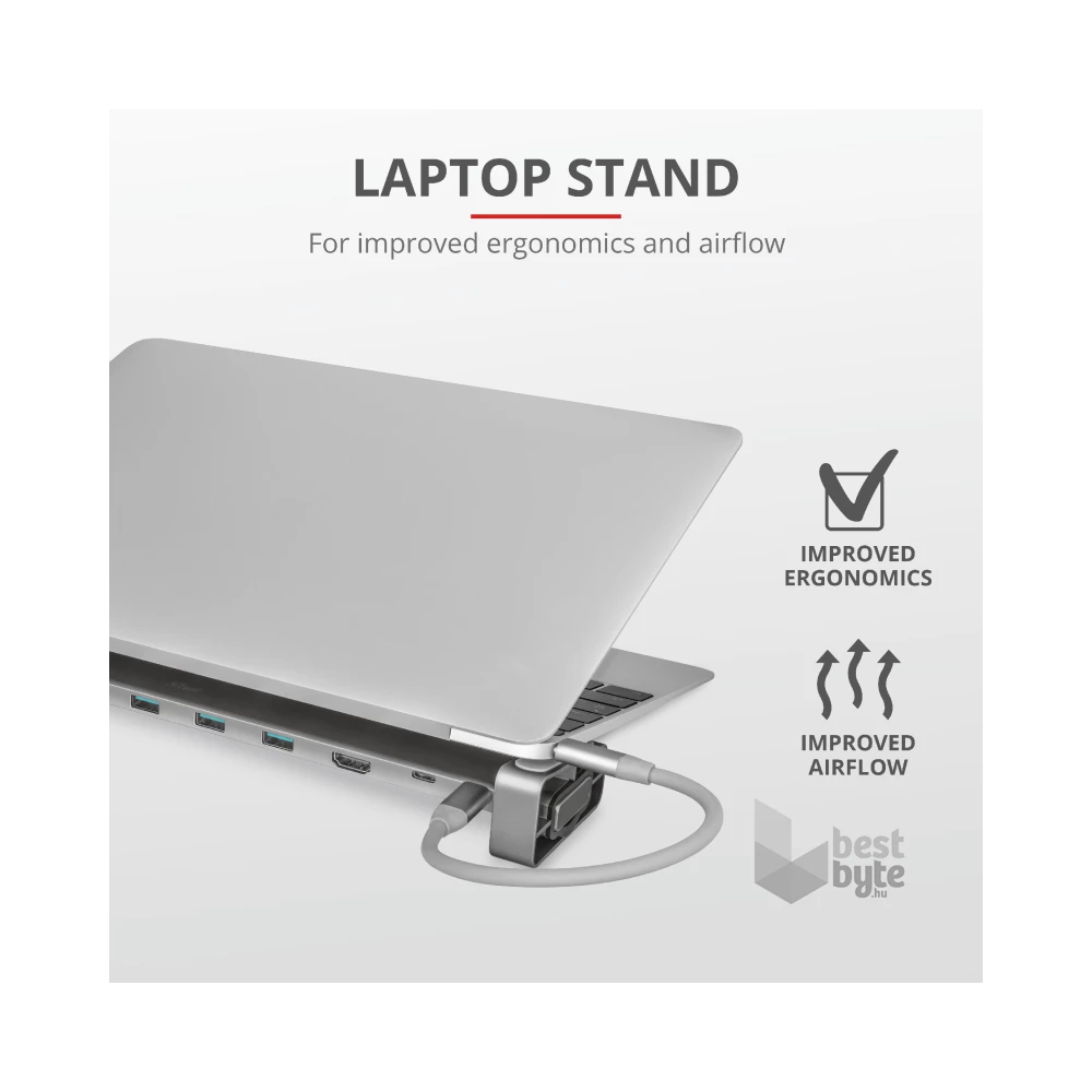 Trust Dalyx USB-C 10 in 1 multiport dokkoló