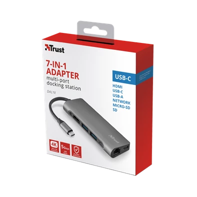 Trust Dalyx USB-C 7 in 1 multiport adapter
