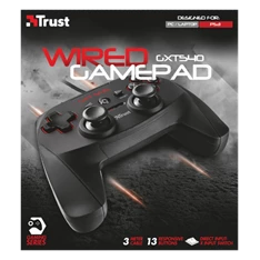 Trust 20712 GXT 540 Yula PC/PS3 fekete gamer kontroller