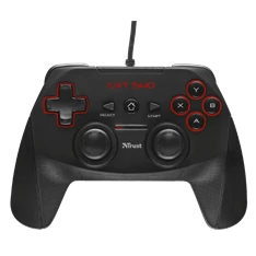 Trust 20712 GXT 540 Yula PC/PS3 fekete gamer kontroller