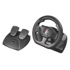 Trust GXT 580 Sano Vibration Feedback Racing Wheel kormány + pedál