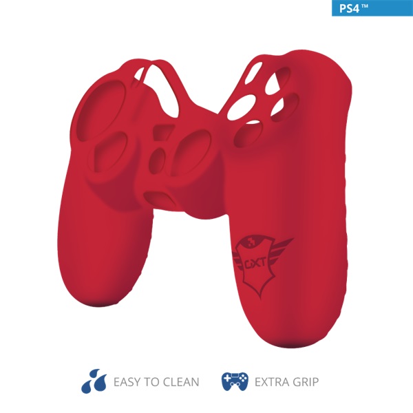 Trust GXT744R Rubber Skin piros PS4 controllerhez