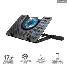 Trust GXT 1125 Quno Notebook Cooling Stand gamer hűtőpad