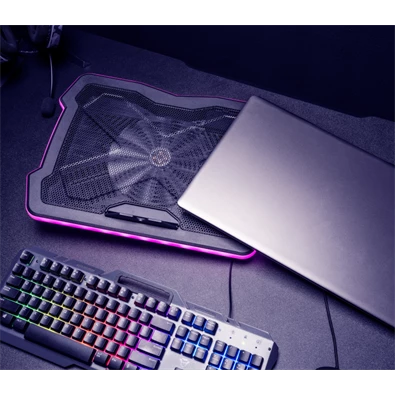 Trust GXT 1126 AURA RGB notebook hűtőpad