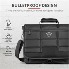 Trust GXT 1270 Bullet fekete 15,6" gamer notebook táska