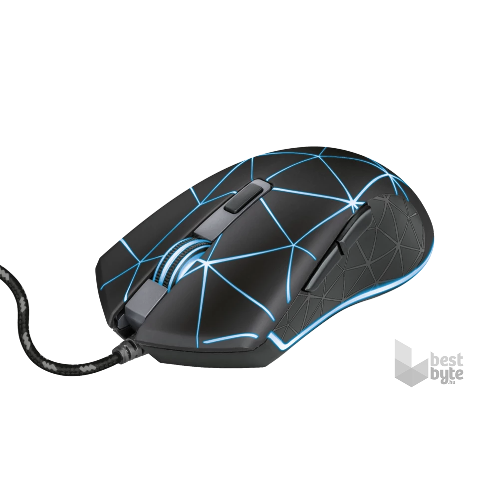 Trust GXT 133 Locx fekete gamer egér