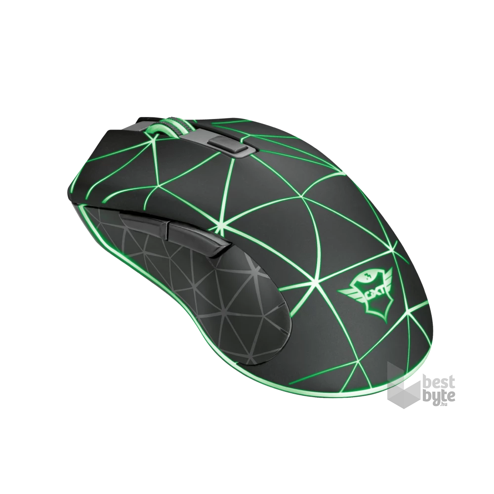 Trust GXT 133 Locx fekete gamer egér