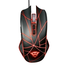 Trust GXT 160 Ture Illuminated fekete gamer egér