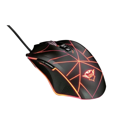 Trust GXT 160 Ture Illuminated fekete gamer egér