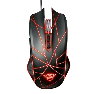 Trust GXT 160 Ture Illuminated fekete gamer egér