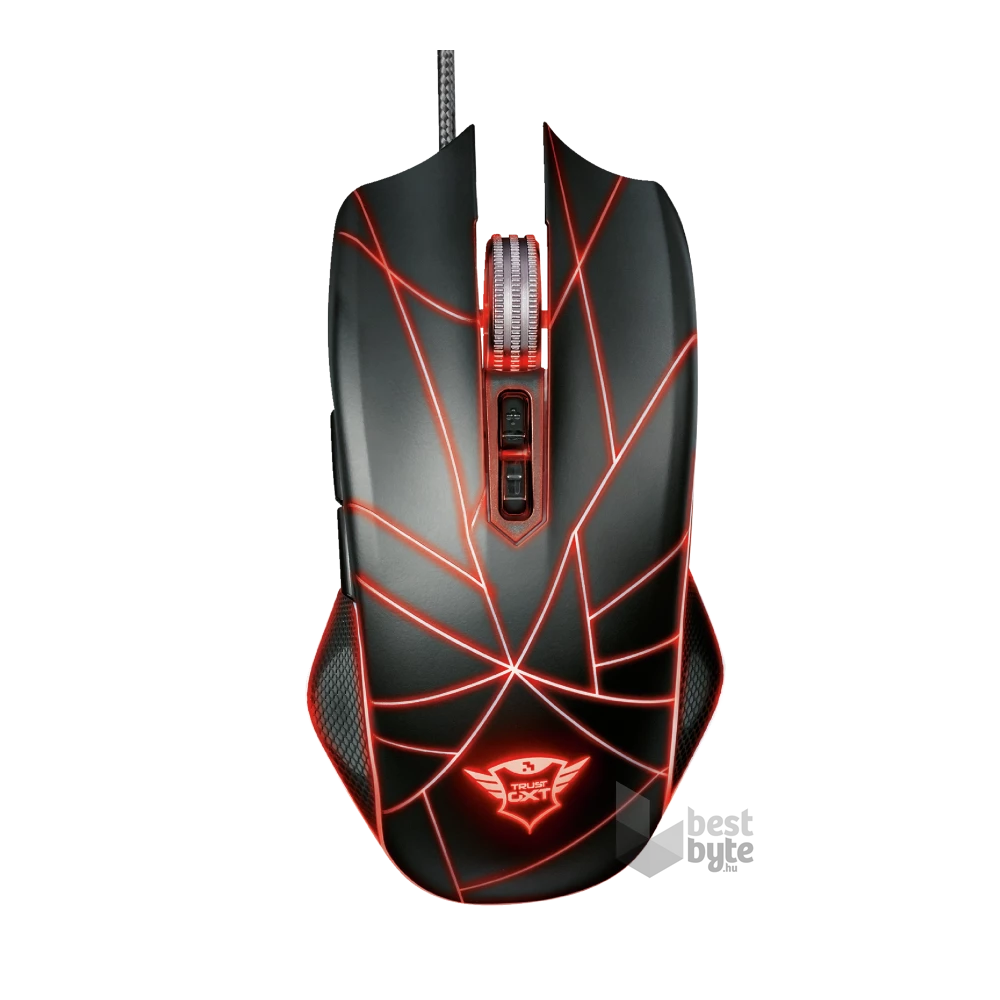 Trust GXT 160 Ture Illuminated fekete gamer egér