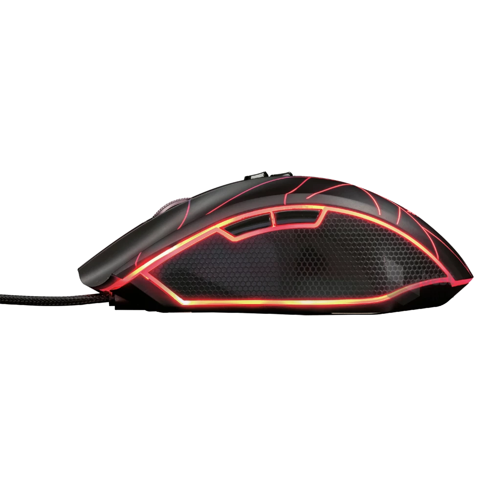 Trust GXT 160 Ture Illuminated fekete gamer egér