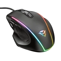 Trust GXT 165 Celox RGB fekete gamer egér