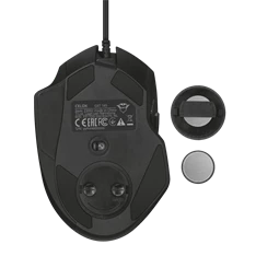 Trust GXT 165 Celox RGB fekete gamer egér